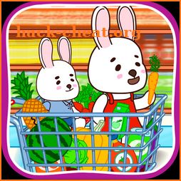 Anime Bunny: Kids supermarket icon
