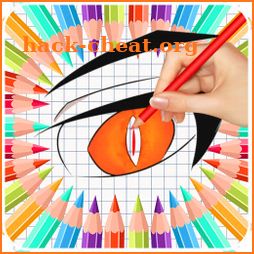 Anime Eyes Drawing & Coloring Pages icon