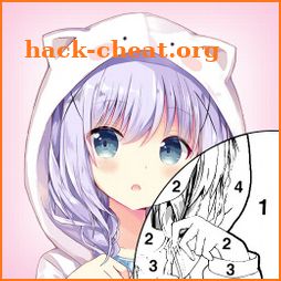 Anime Girl Color by Number icon