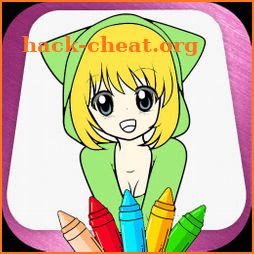 Anime Girls Chibi Coloring Book icon
