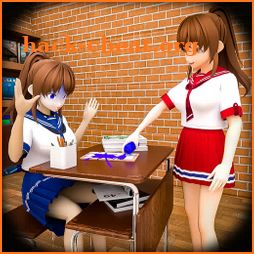 Anime High School Girl 3d Game icon