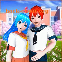 Anime High School Girl 3D Sim icon