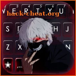 Anime Mask Man Keyboard Background icon
