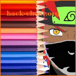 Anime Ninja Coloring icon
