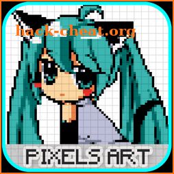 Anime Pixel Art - Sandbox Number Coloring icon