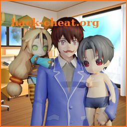 Anime Virtual Dad Simulator 3D icon
