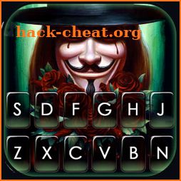 Anonymous Man Smile Keyboard Theme icon