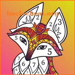 Antistress Coloring By Numbers For Adults icon