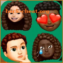 Apple Black People Face Stickers: WAStickerApps icon