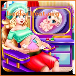 Apple Princess Pregnant Check-Up Newbaby Born Game icon