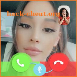 Ariana Grande Video Call and Fake Chat icon