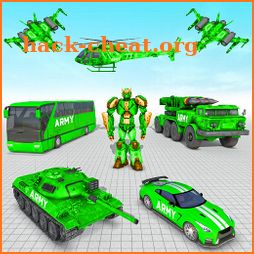 Army Bus Robot: Car Games icon