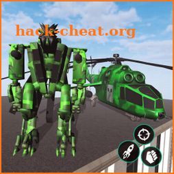 Army Helicopter Robot Car Transform icon