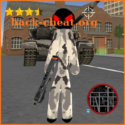 Army Stickman Rope Hero Counter Attack Crime icon