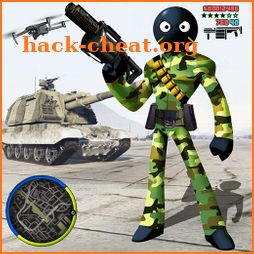 Army US Stickman Rope Hero Gangster OffRoad icon