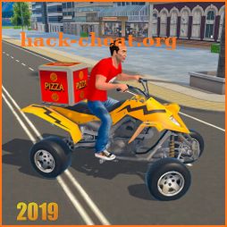 ATV Bike Pizza Delivery: Fast-Food Delivery Boy icon