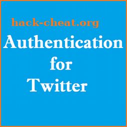 Authentication for Twitter icon