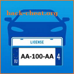Auto License Plate icon