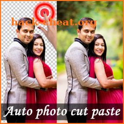 Auto photo cut paste | background eraser icon