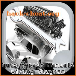 auto repair manuals wiring diagram icon
