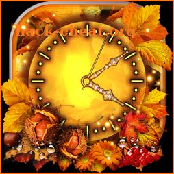 Autumn Clock HD Live Wallpaper icon
