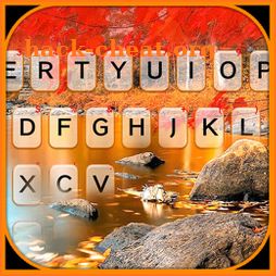 Autumn Lake Keyboard Background icon