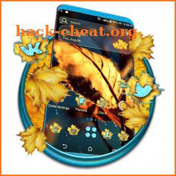 Autumn Leaf Water Drop Launcher Theme icon