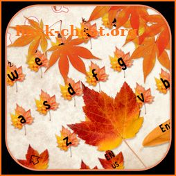 Autumn Maple Leaf Keyboard icon