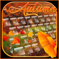 Autumn Maple Rain Keyboard icon