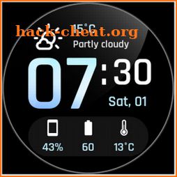 Awf Weather Digital watch face icon
