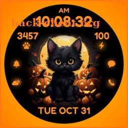 AZ267 Halloween Cat icon