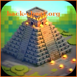 Aztec Craft: Ancient Blocky City Building Games 3D icon