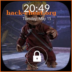 Baby Groot Art Lock Screen icon