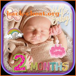 Baby Month Stickers - Baby Monthly Photo App icon
