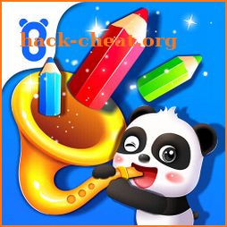 Baby Panda's Art Classroom: Music & Drawing icon