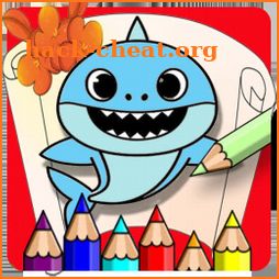 Baby Shark Drawing and Coloring for Kids icon