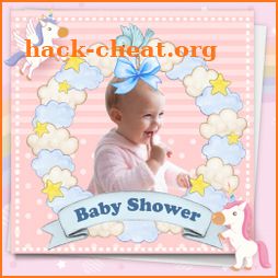 Baby shower invitations maker icon