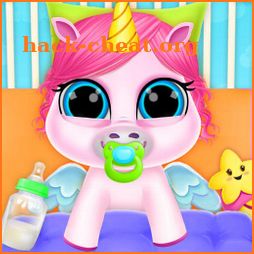 Baby Unicorn Care Pet Pony icon