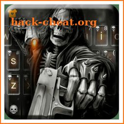 Badace Skull Guns Keyboard - cool gun theme icon