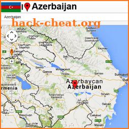 Baku map icon