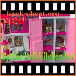 Barbie Doll Kitchen Set Toys Videos icon