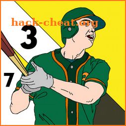 Baseball Paint by Number - Sports Coloring Book icon