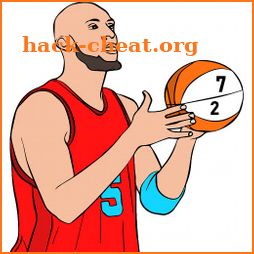 Basketball Color by Number - Crayon, Glitter Book icon