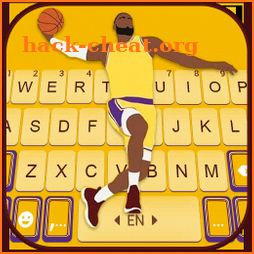Basketball Dunk Keyboard Background icon