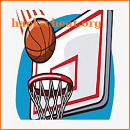 Basketball hoop star icon