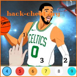 Basketball Paint By Number icon
