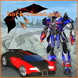 Bat Robot Car Game - Tornado Robot moto bike game icon
