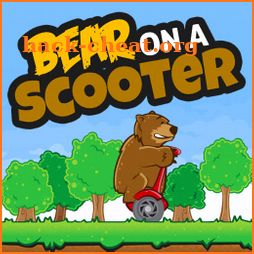 Bear On A Scooter icon