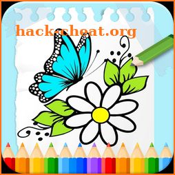 Beautiful Flowers Coloring Book icon