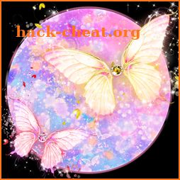 Beautiful Gold Butterfly Theme icon